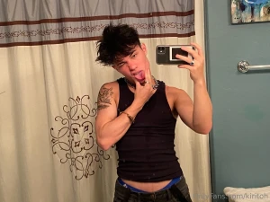 Pull it down and let it flop out