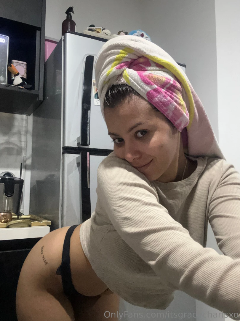 Just got out of the shower and into trouble 