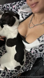 Cute pup hotter owner