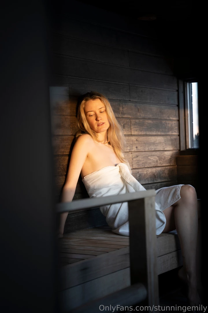 Just the thought of me in this sauna i bet you re already getting part 1 