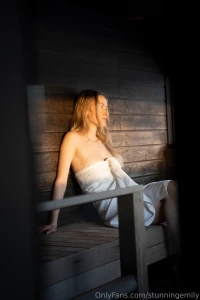 Just the thought of me in this sauna i bet you re already getting