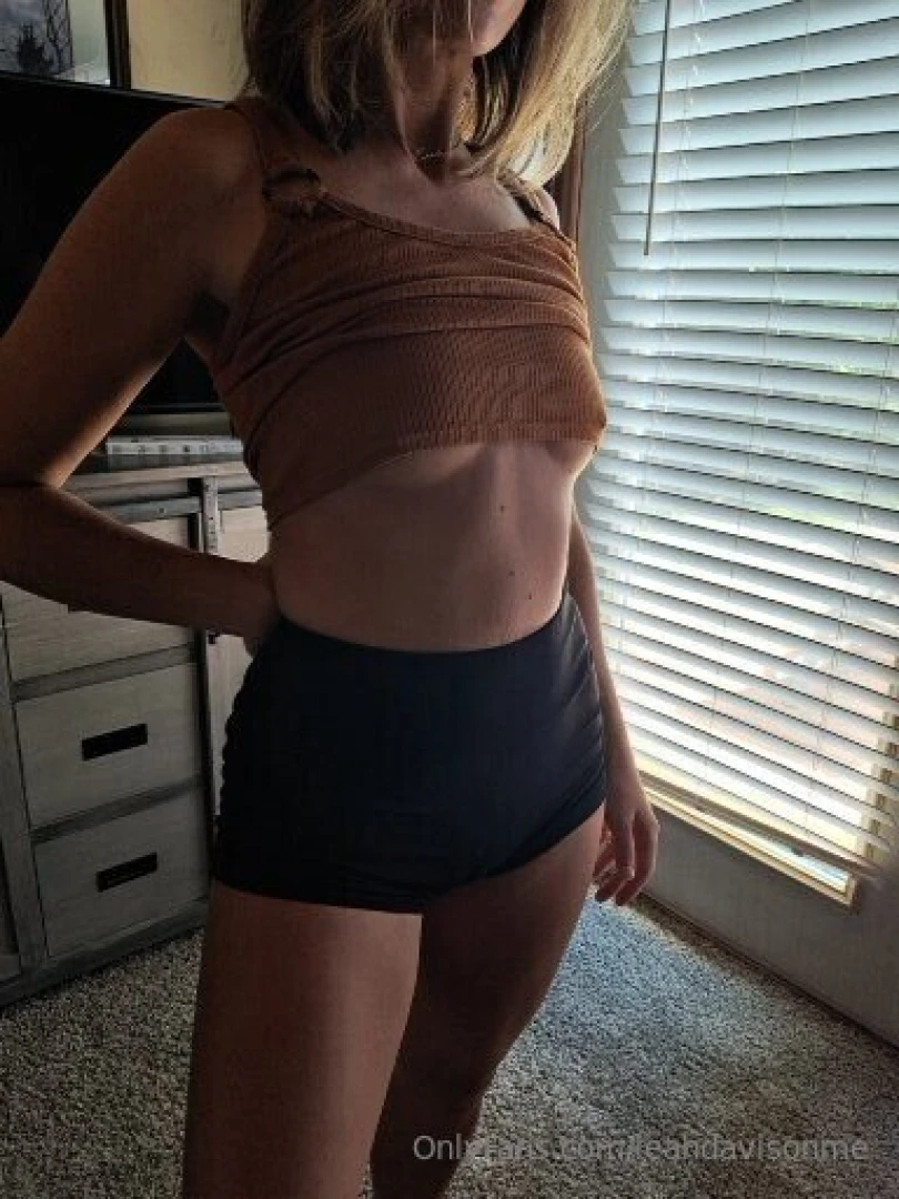 I needed to air out the girls after my sweaty workout 