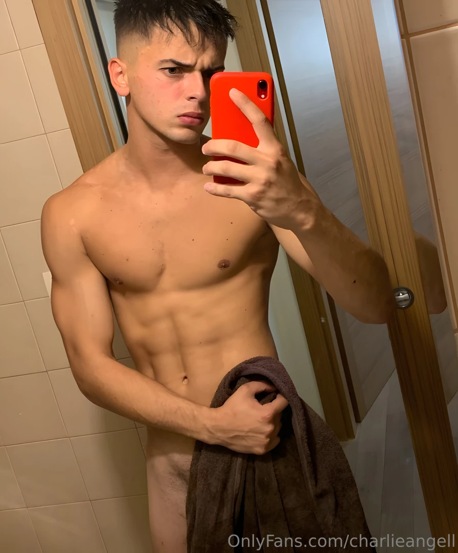 This towel won t stay on for long 