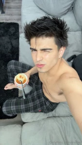You eating me or the noodles