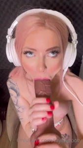 laynabootv - Anime themed cock sucking being a good girl for you today giving you a 