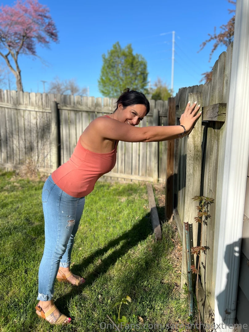 Having fun today before i shoot an anal stretching video i love being 