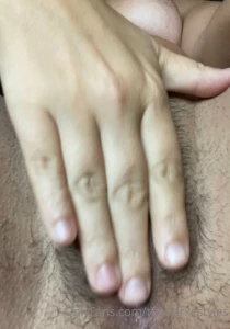 Very close up video of me playing with my natural pussy until i cum