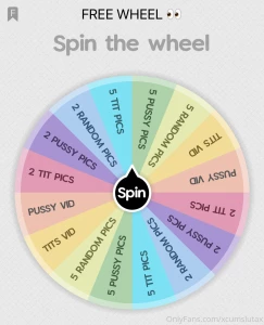 Help me hit my targets for the month and you ll get a free spin