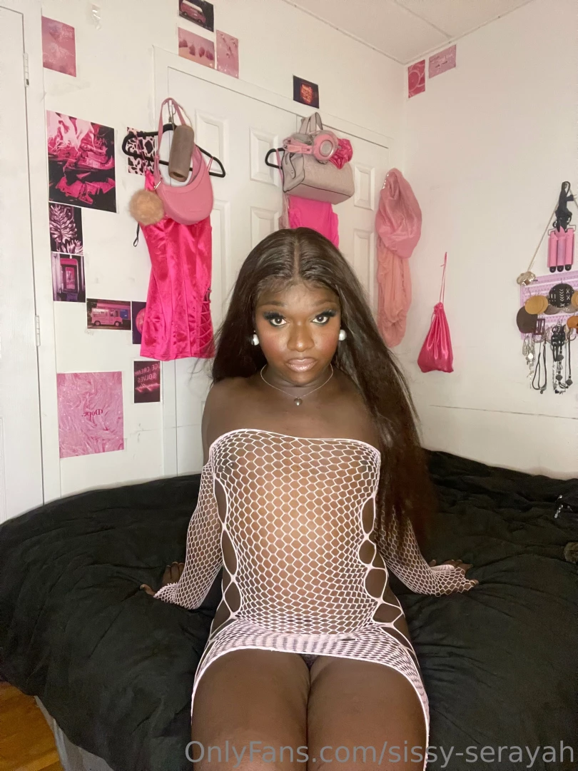 Naked under my fishnets 