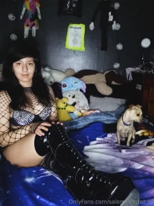 Here is my first time showing my goth stripper boots while i m wearing part 6