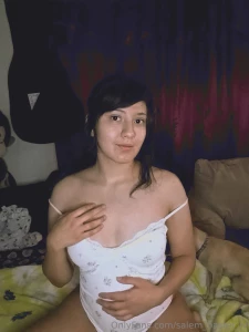 Got a new cute one piece to sleep in very coquette part 3