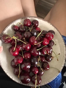 I love cherries the most delicious berries