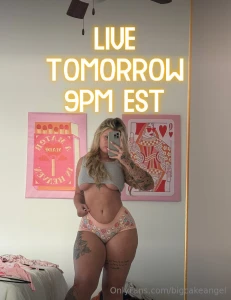 Live tomorrow 9pm est it s going to be extra special and naughty be