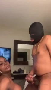 Made him bust on my tits