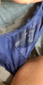 Cum soaked underwear