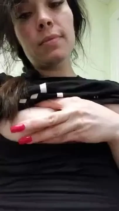 Oh just at the doctor s office giving myself a breast exam lol 