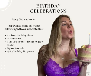 Happy birthday to me i can t wait to spend this month celebrating with