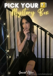 Mystery box weekend tip 15 25 or 50 to unlock your very own mystery