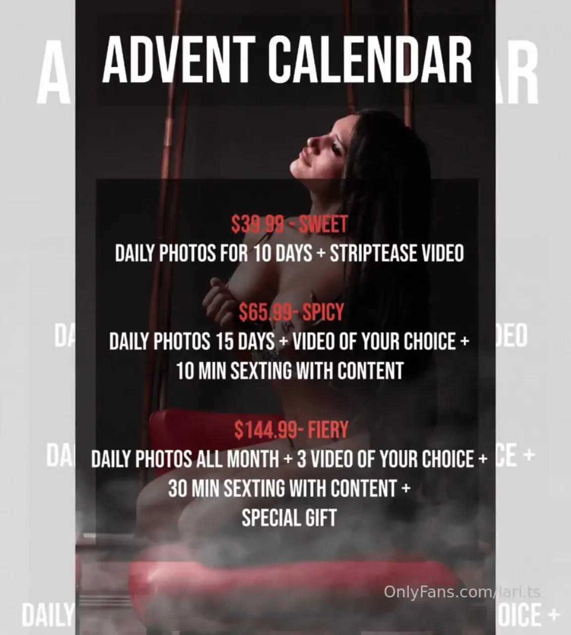 Advent calendar ready to make this december a hot every day is a step 