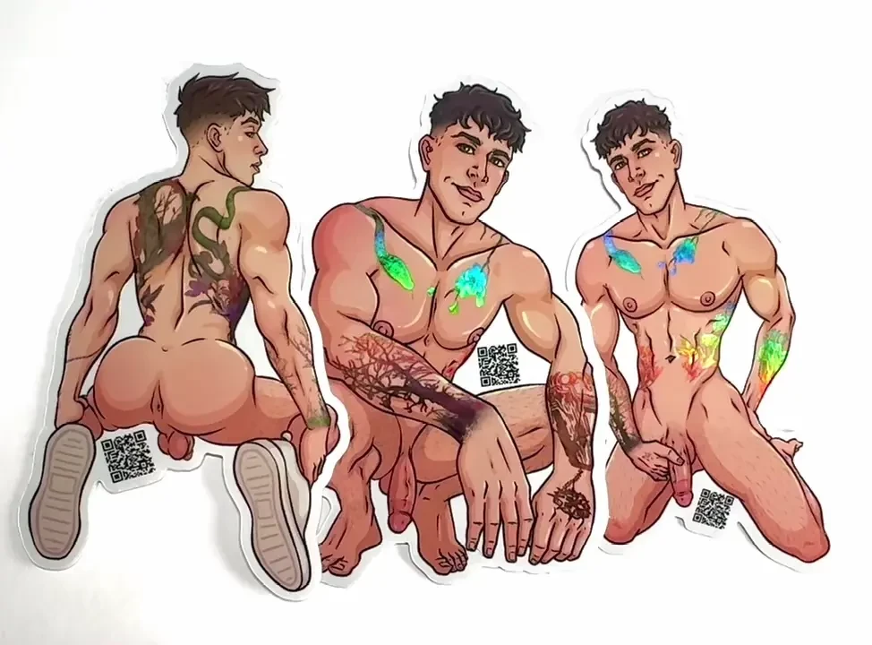 Check out my new sticker merch set collab with artist kazzeart link in 