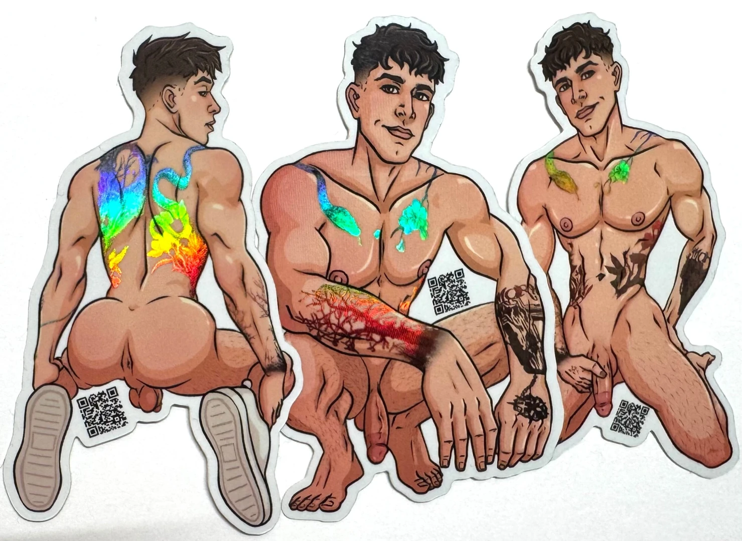 Check out my new sticker merch set collab with artist kazzeart link in part 2 