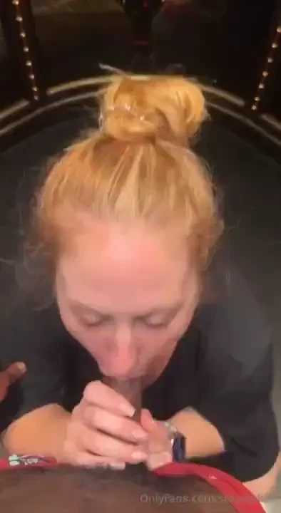 Suck this huge black dildo of stranger in elevator unlock the post to 