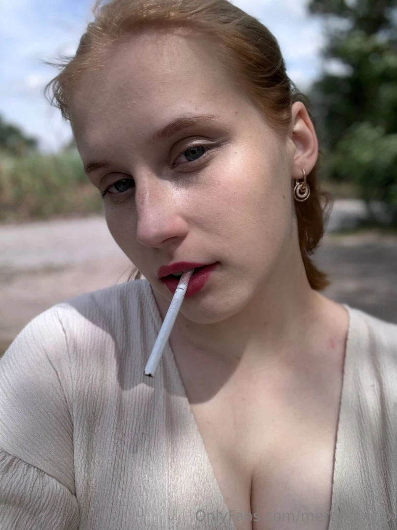A walk with a cigarette and a fuck after a photo shoot in the bushes part 9 