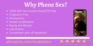 Benefits of phone sex interested in a call dm me for details or visit