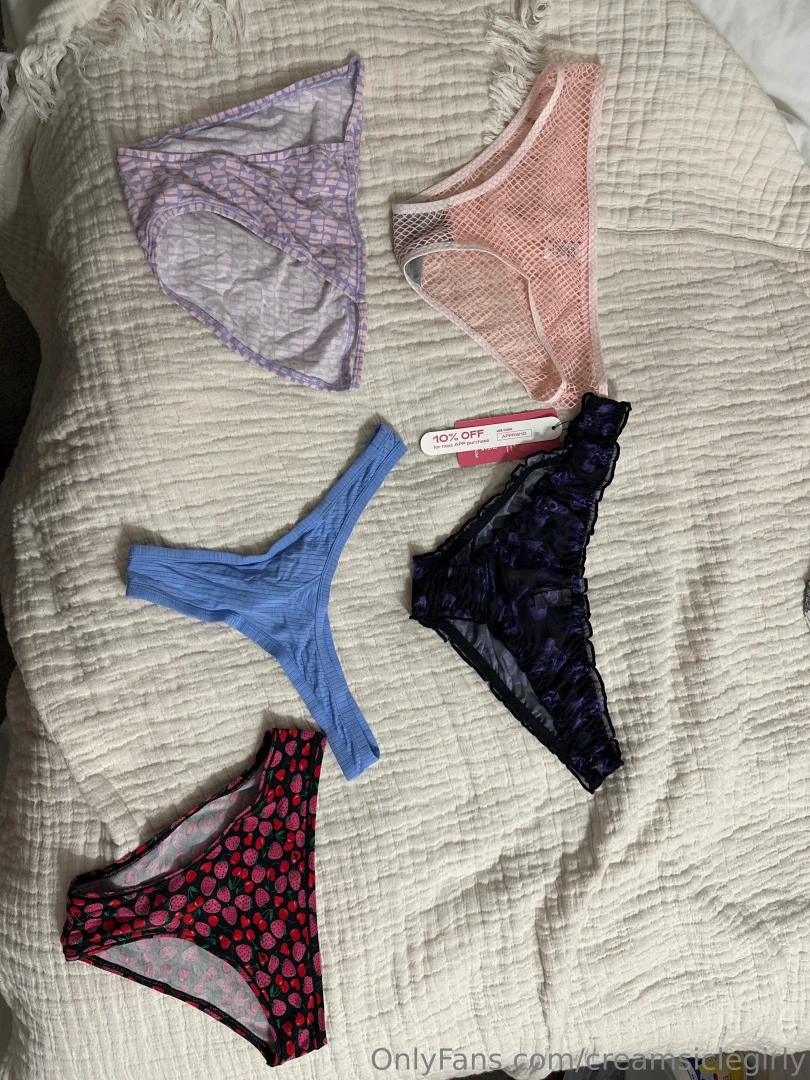 Going live at 4 15 est i want yall to pick which undies i wear during 