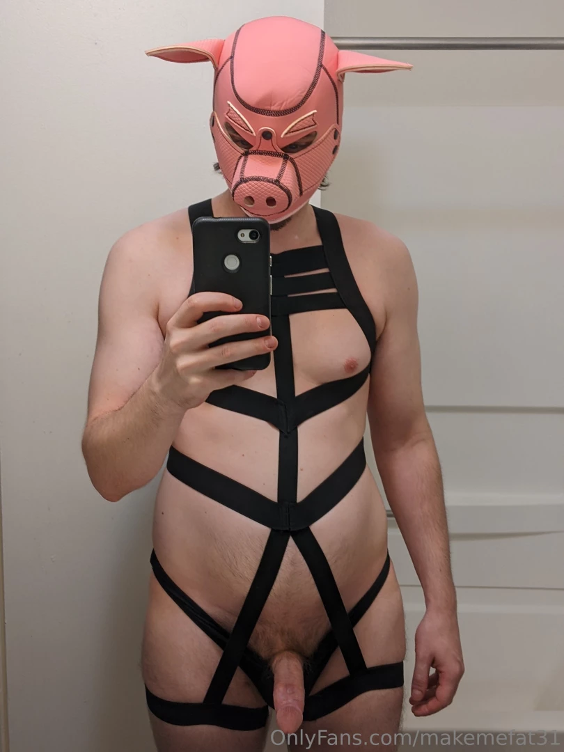I lost the weight back down to 170 lbs but i got this sexy new pig part 1 