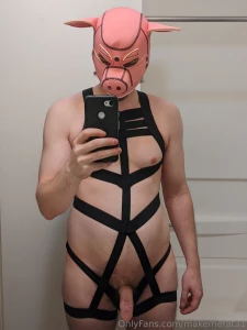 I lost the weight back down to 170 lbs but i got this sexy new pig part 1