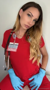 Nurse susie gets tired of wearing scrubs sometimes can i strip them