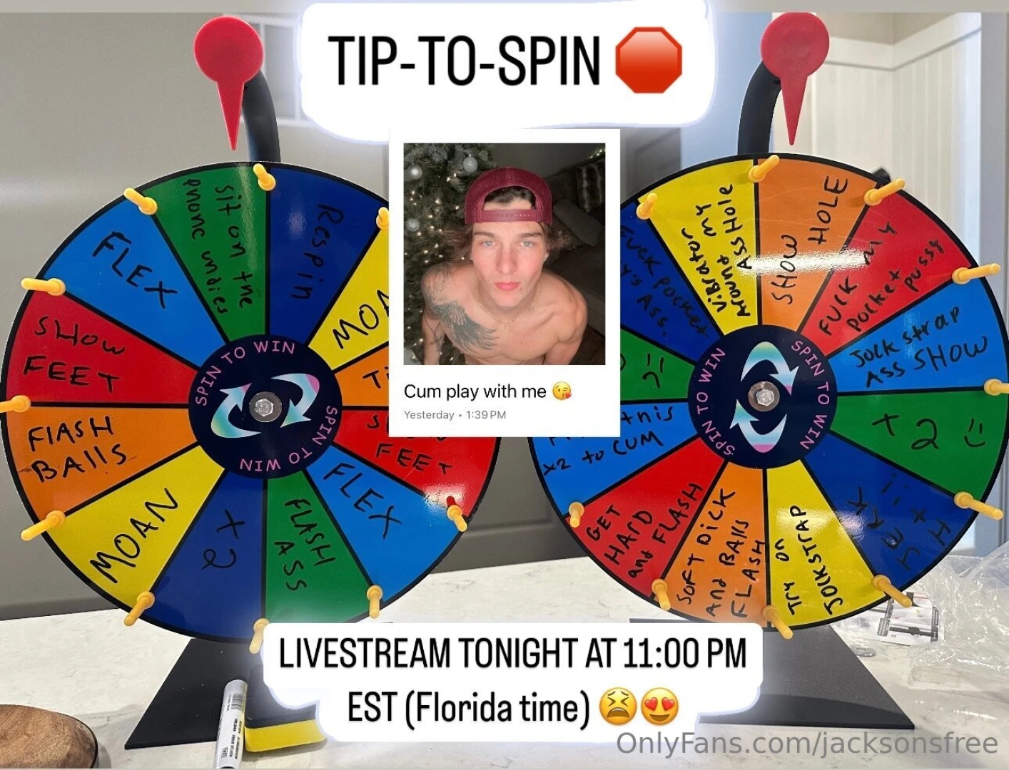 You do not wanna miss this one jacksonnfelt tonight 11 00pm est 