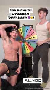 In case you missed it jackson x luca spin the wheel livestream gone
