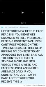 Proof 1 free videos sent for today check your messages