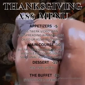 Ass is in on the menu cooking up some of the best anal content for