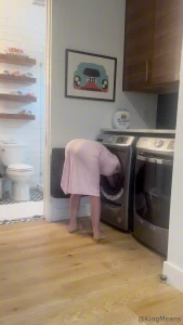 Laundry day with cassie