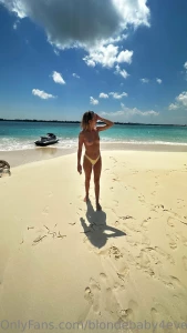 Went to an island and of course had to take off all my clothes