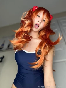 Asuka with swimwear p i really like this hair color on me lol part 20