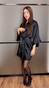 Would you quickly take this robe off me