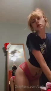 Very low quality of me cleaning and dancing in my underwear