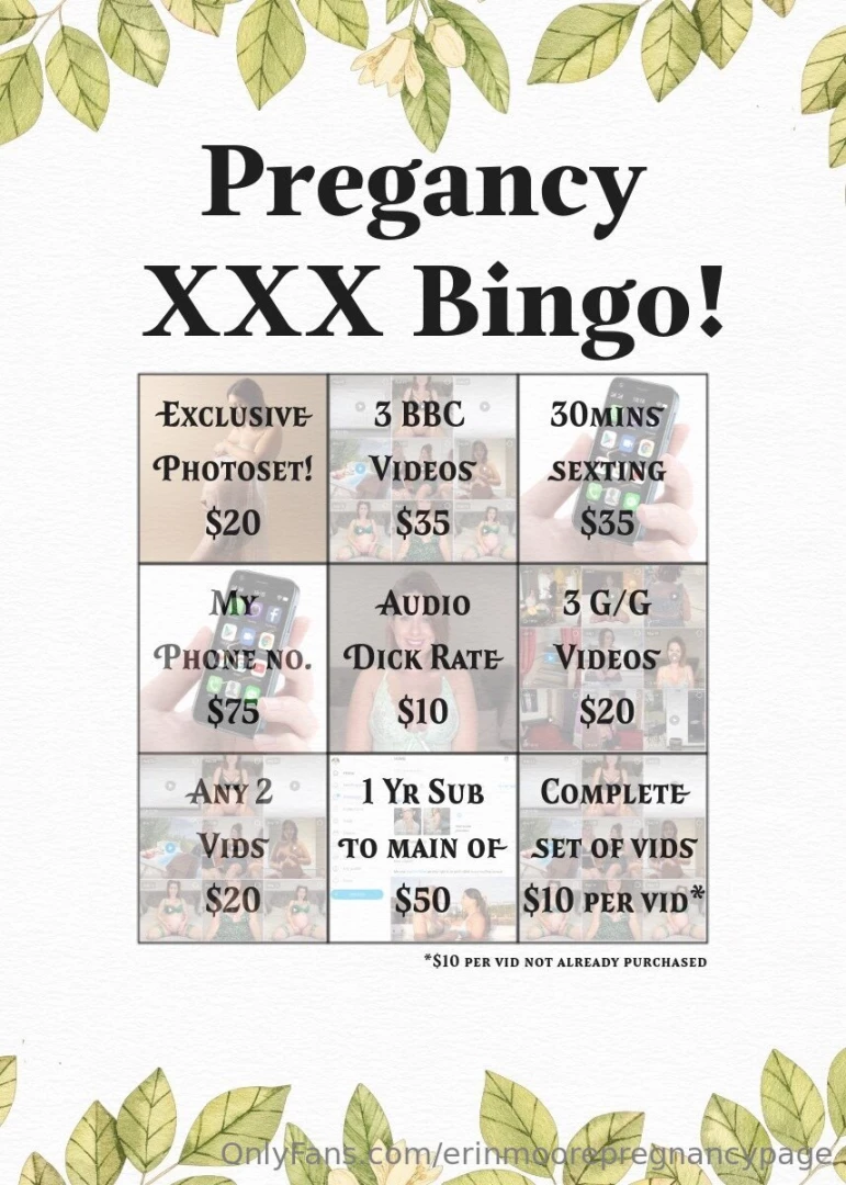 New pregnancy bingo every option is at an amazing discount very 