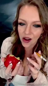 Red delicious - smoking desperation prevails nothing can stop you from