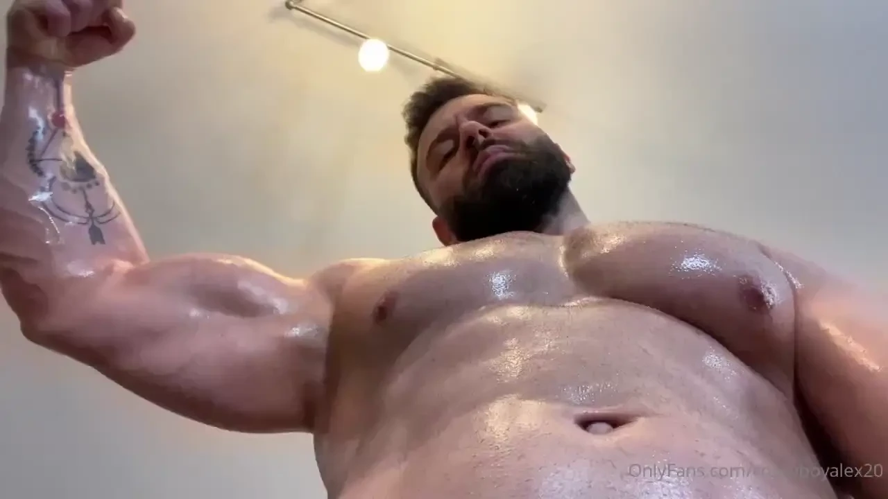 Worship me put your face between my pecs 