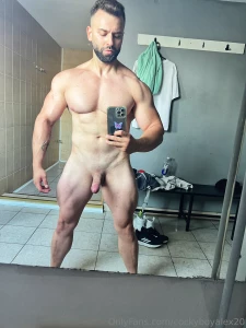 Afte training always horny and ready