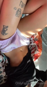 Hungry take a bite of my thighs -