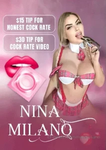 ninamilano - Send your cock pic to my inbox nowww 