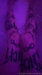 Just deciding to take a nice bath since i m sick part 1