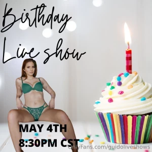 I am live in three hours whos joining the birthday celebration