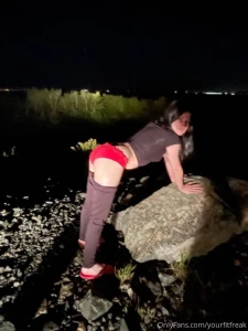 I got a little naughty outside